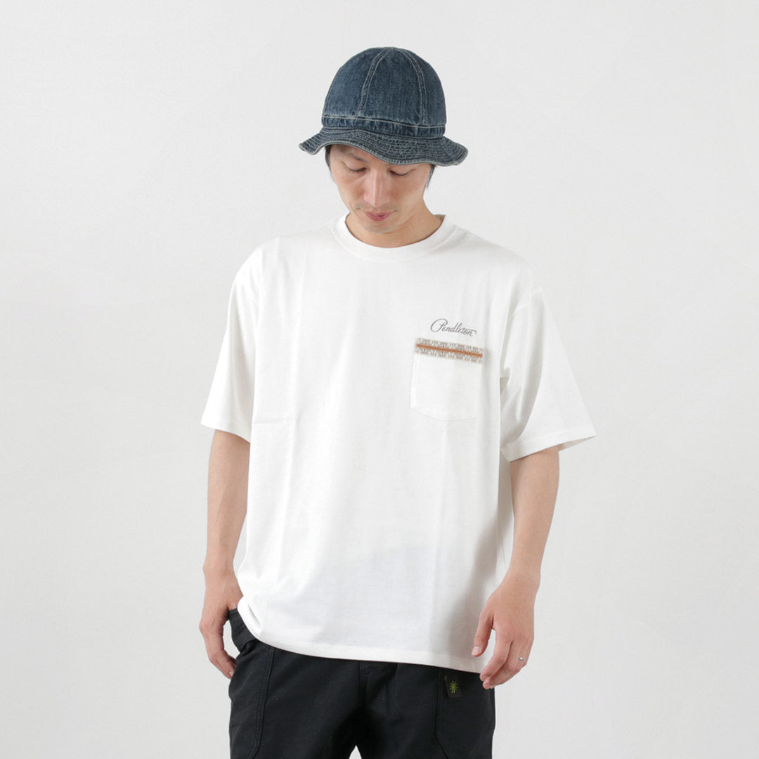 PENDLETON(ペンドルトン) バックプリント ポケット Tシャツ