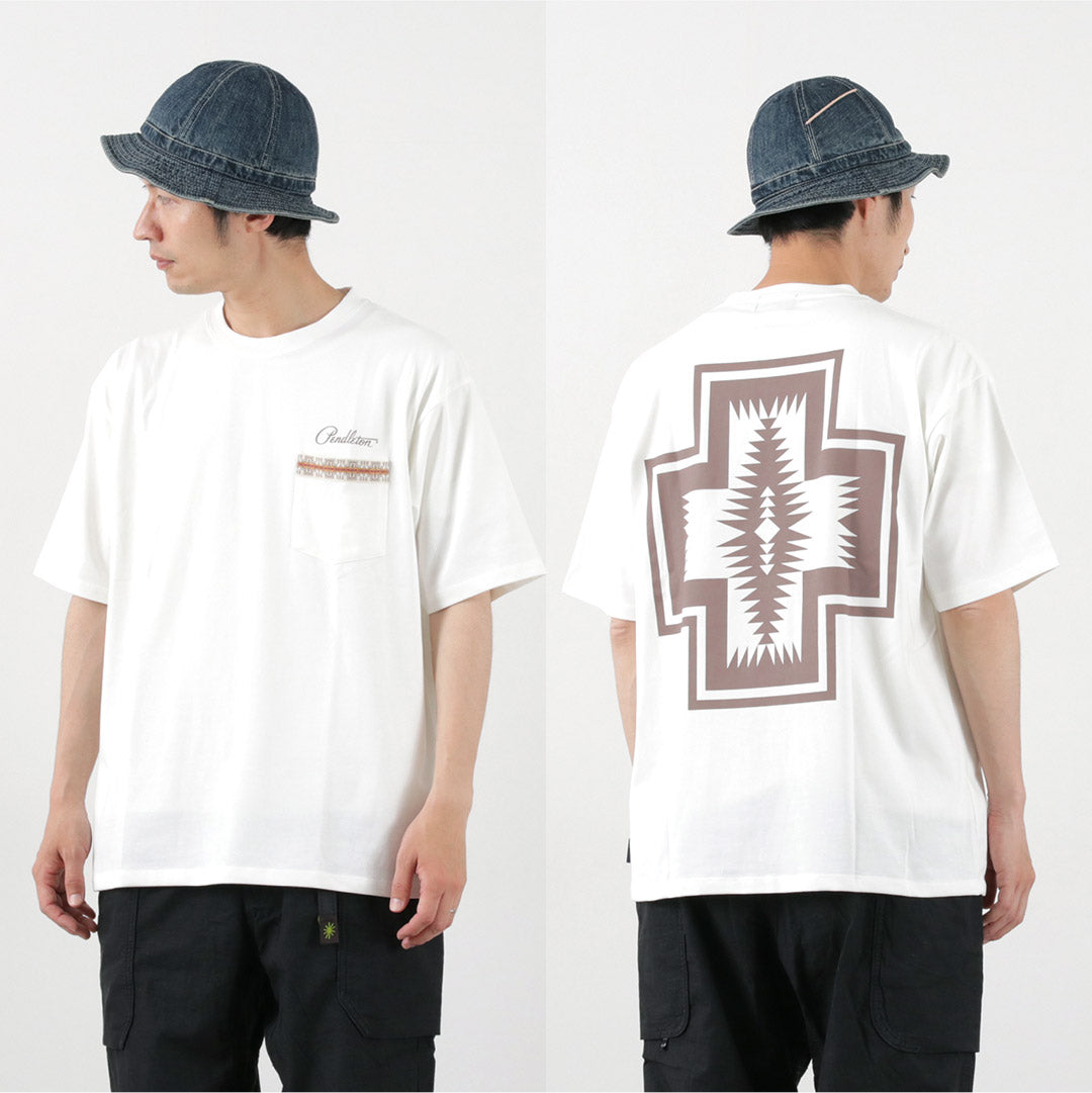 PENDLETON(ペンドルトン) バックプリント ポケット Tシャツ