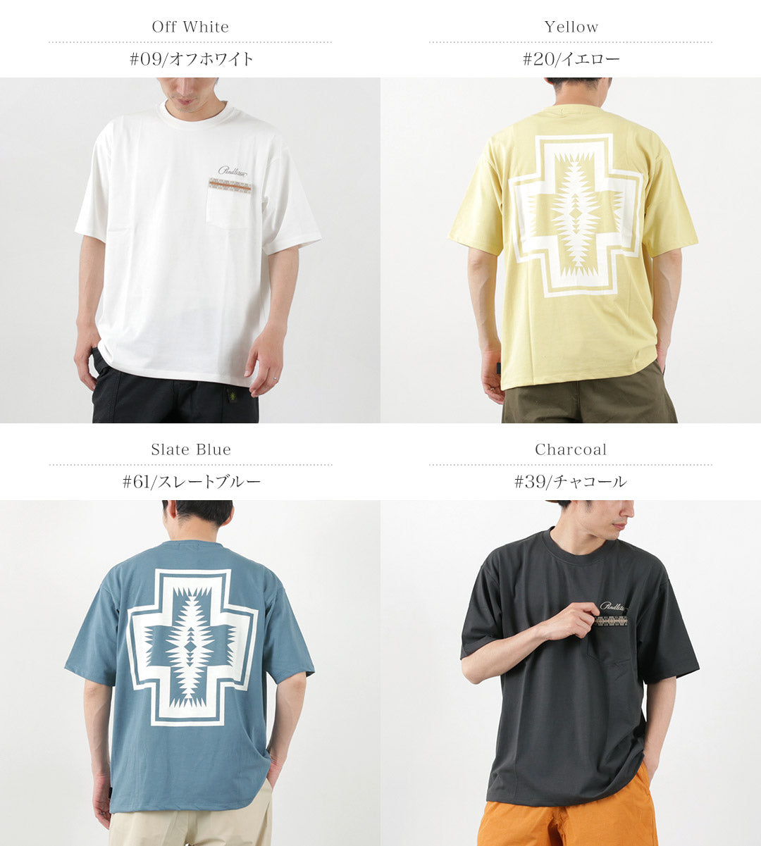 PENDLETON(ペンドルトン) バックプリント ポケット Tシャツ