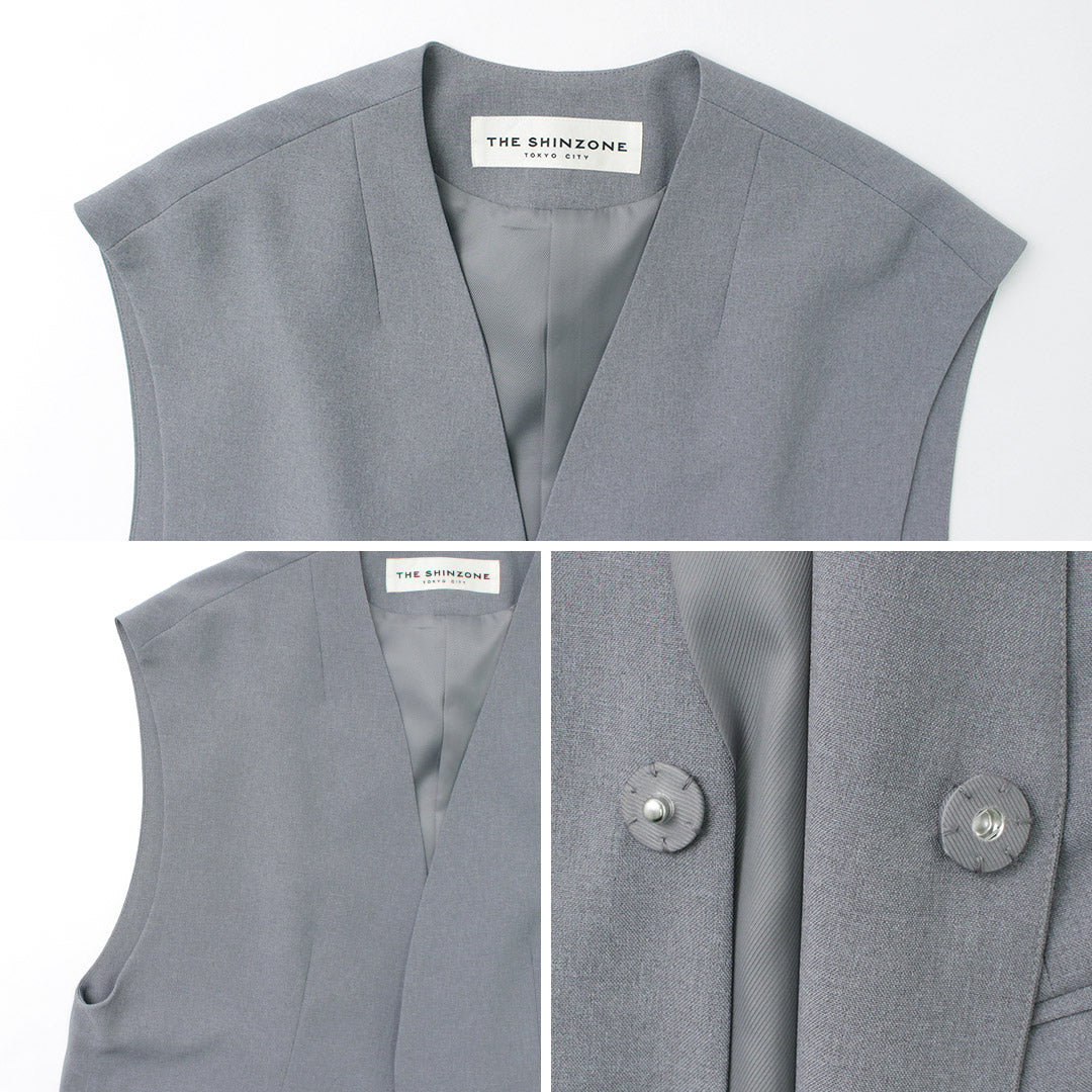 【50%OFF】SHINZONE(シンゾーン) ビッグベスト 23SMSJK03