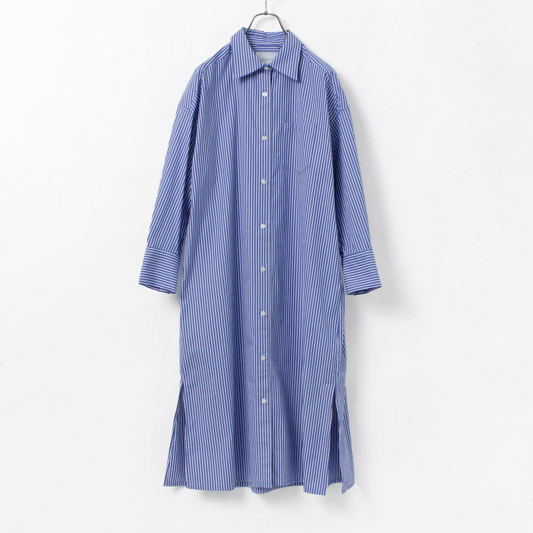 NEW限定品【Limi feu】 リミフゥ ロングシャツ ワンピース　日本製 X1961 ワンピース