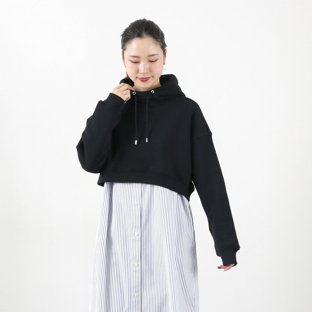 【40%OFF】MIDIUMISOLID(ミディウミソリッド) フーデッド ショート プルオーバー