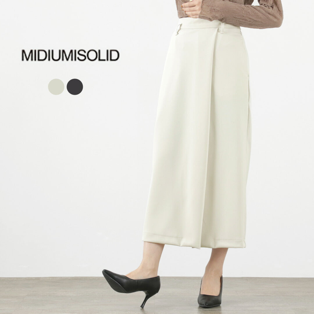 【40%OFF】MIDIUMISOLID(ミディウミソリッド) ロング ペンシル スカート