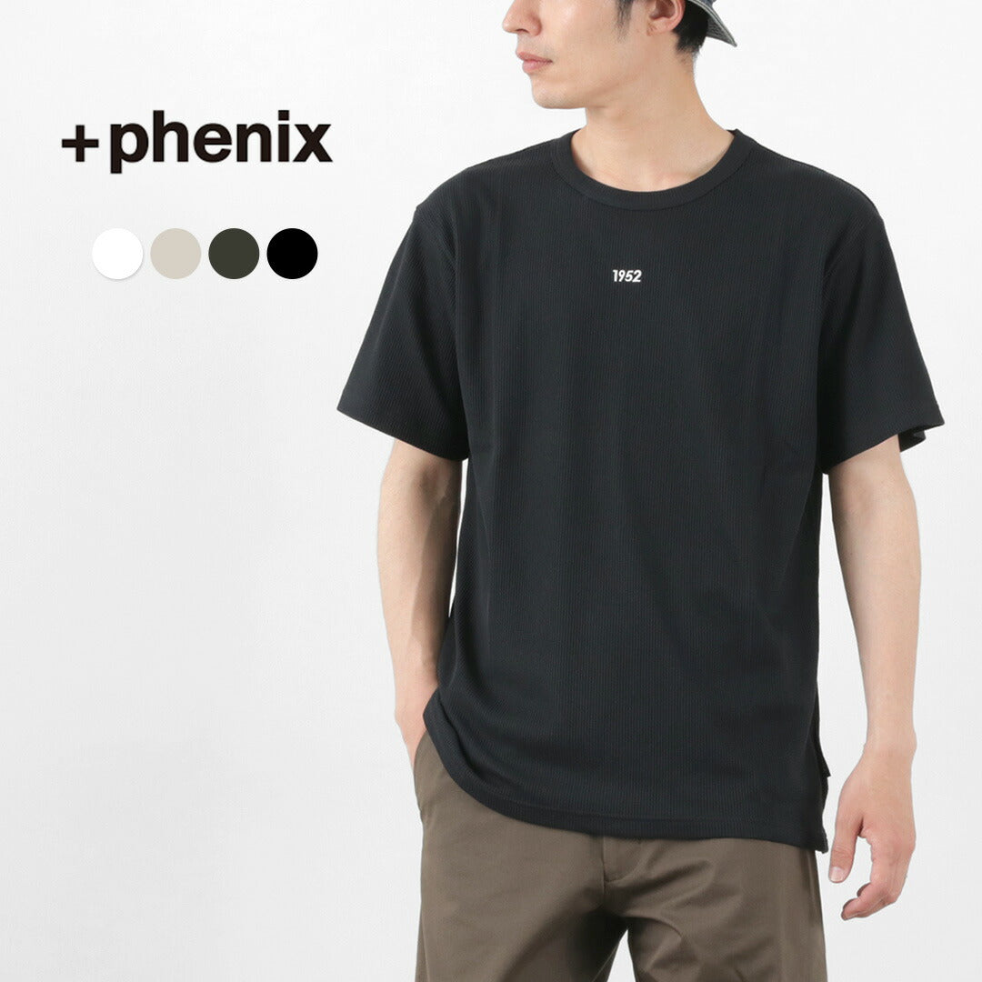 【30%OFF】+phenix(プラスフェニックス) ワッフル 37.5 Tシャツ