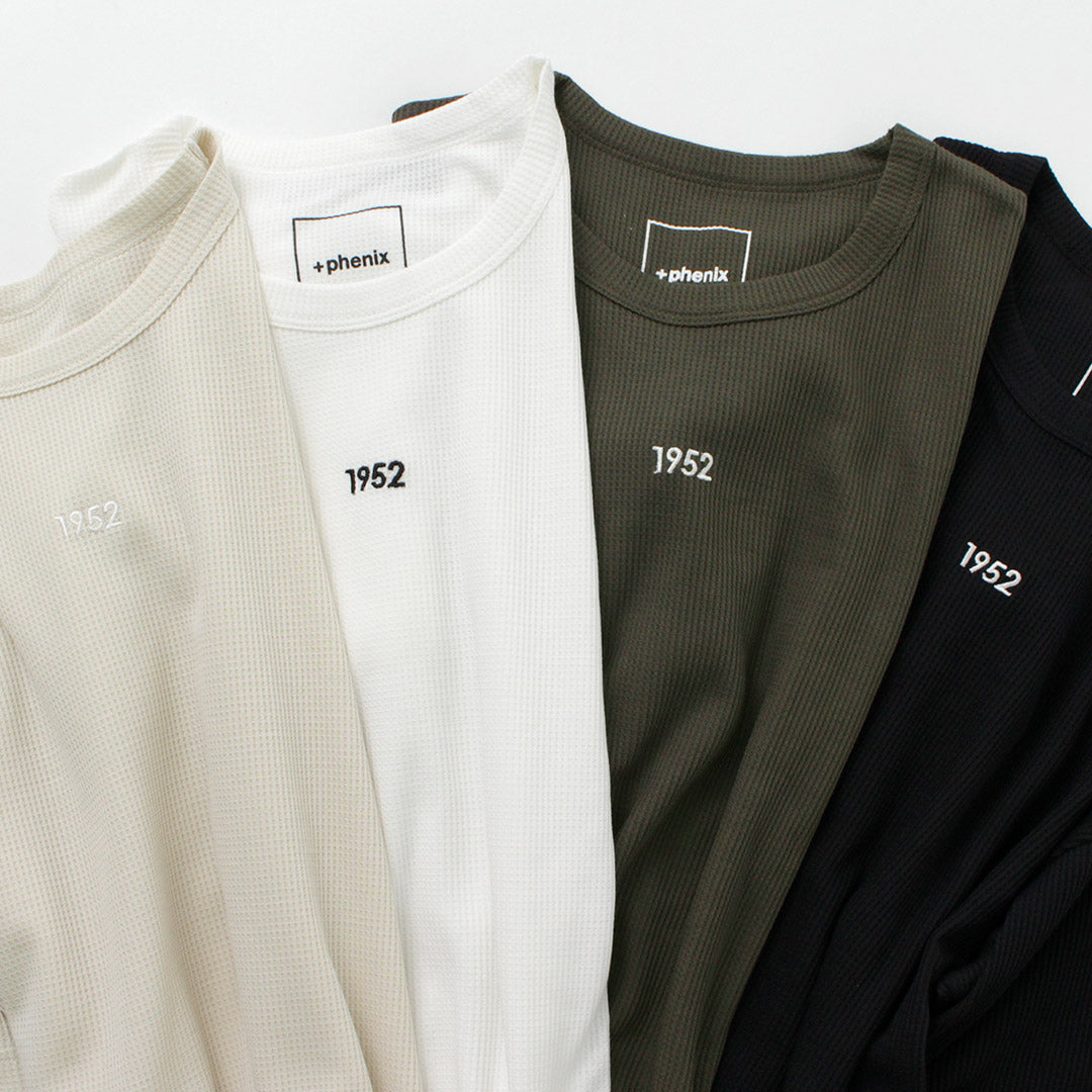 【30%OFF】+phenix(プラスフェニックス) ワッフル 37.5 Tシャツ
