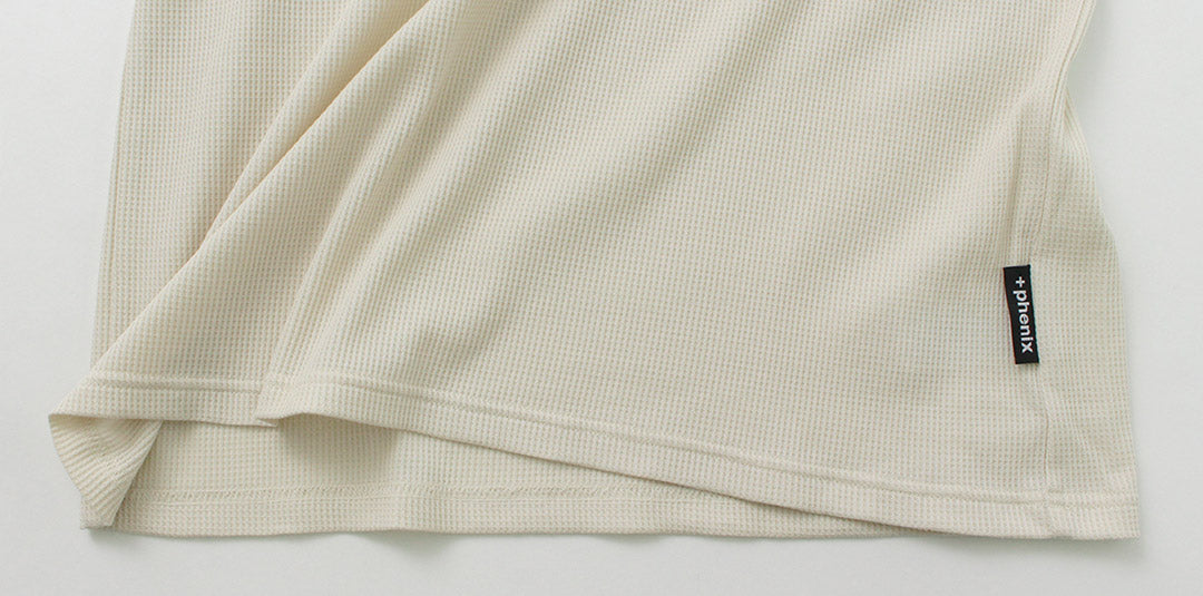【30%OFF】+phenix(プラスフェニックス) ワッフル 37.5 Tシャツ