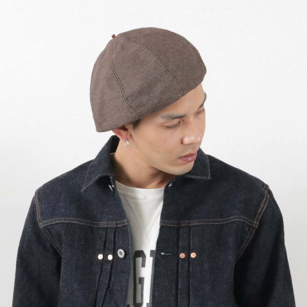 【30%OFF】HIGHER(ハイアー) 別注 ヴィンテージ ウォバッシュ ベレー