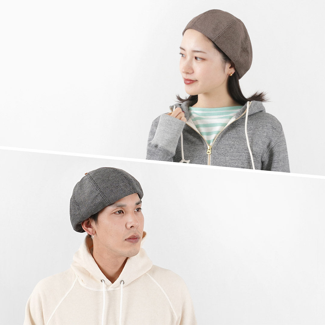 【30%OFF】HIGHER(ハイアー) 別注 ヴィンテージ ウォバッシュ ベレー