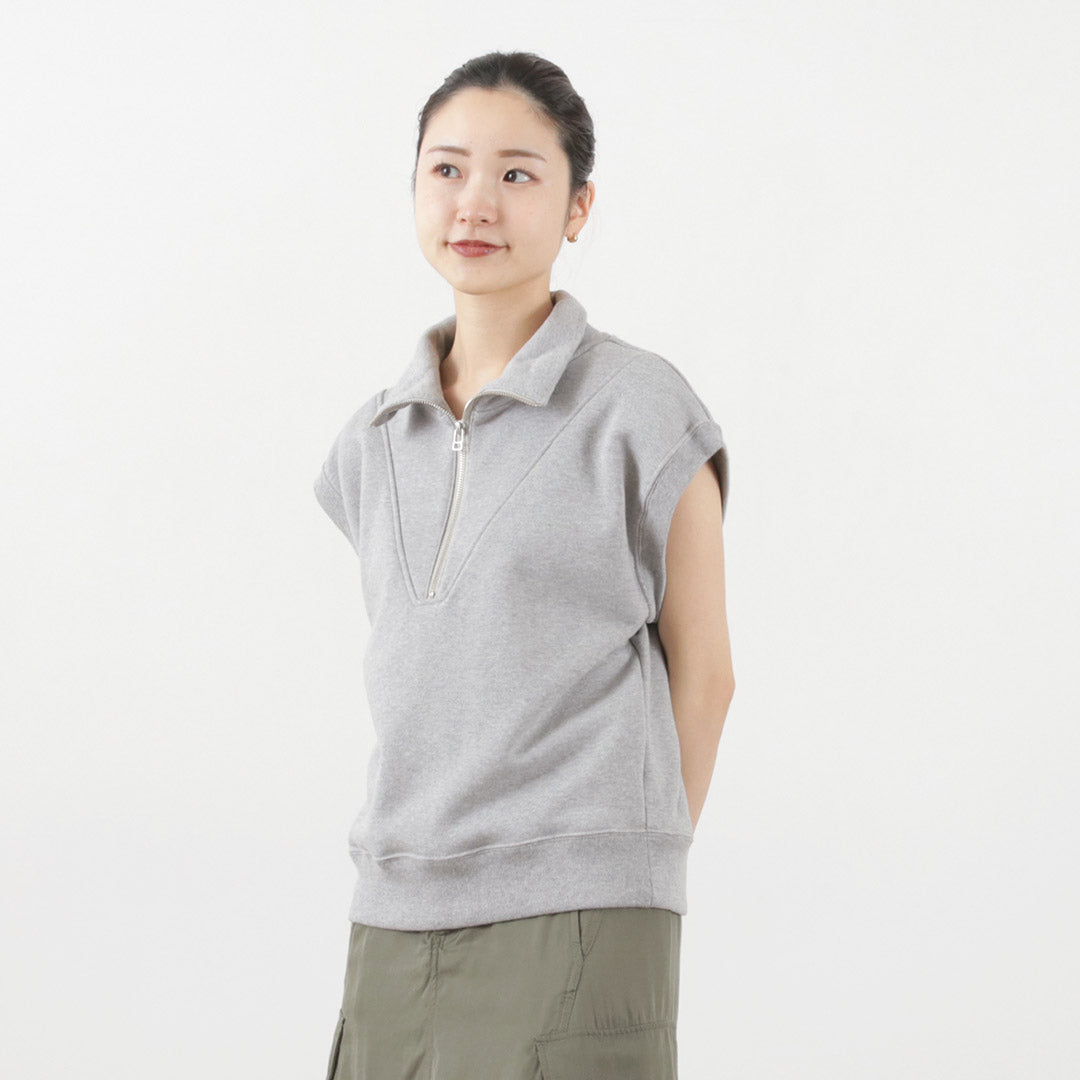 【50%OFF】THE FLATS(ザ フラッツ) ハイネック ジップベスト