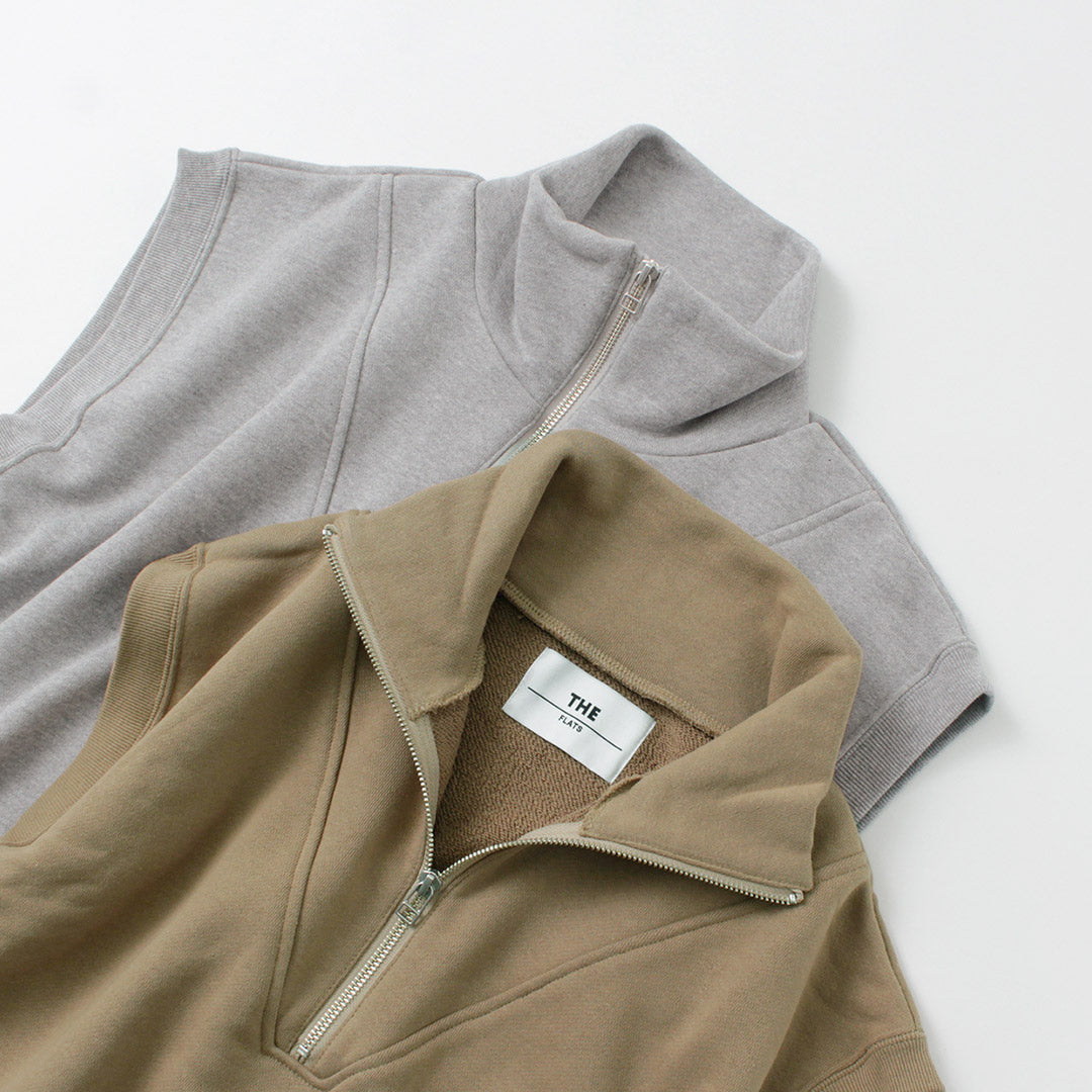 【50%OFF】THE FLATS(ザ フラッツ) ハイネック ジップベスト