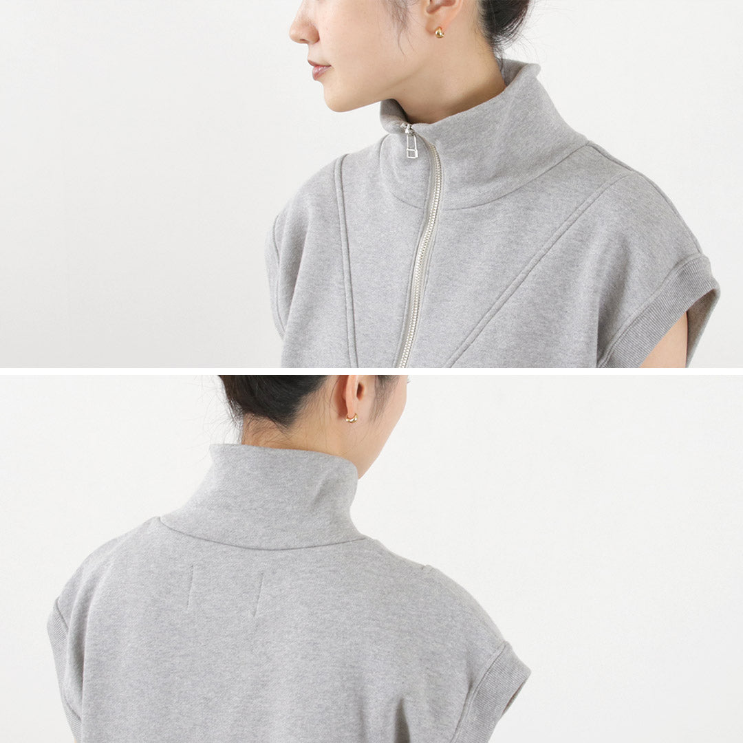 【50%OFF】THE FLATS(ザ フラッツ) ハイネック ジップベスト