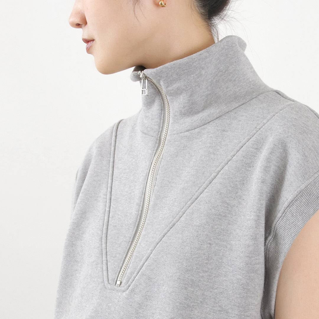 【50%OFF】THE FLATS(ザ フラッツ) ハイネック ジップベスト