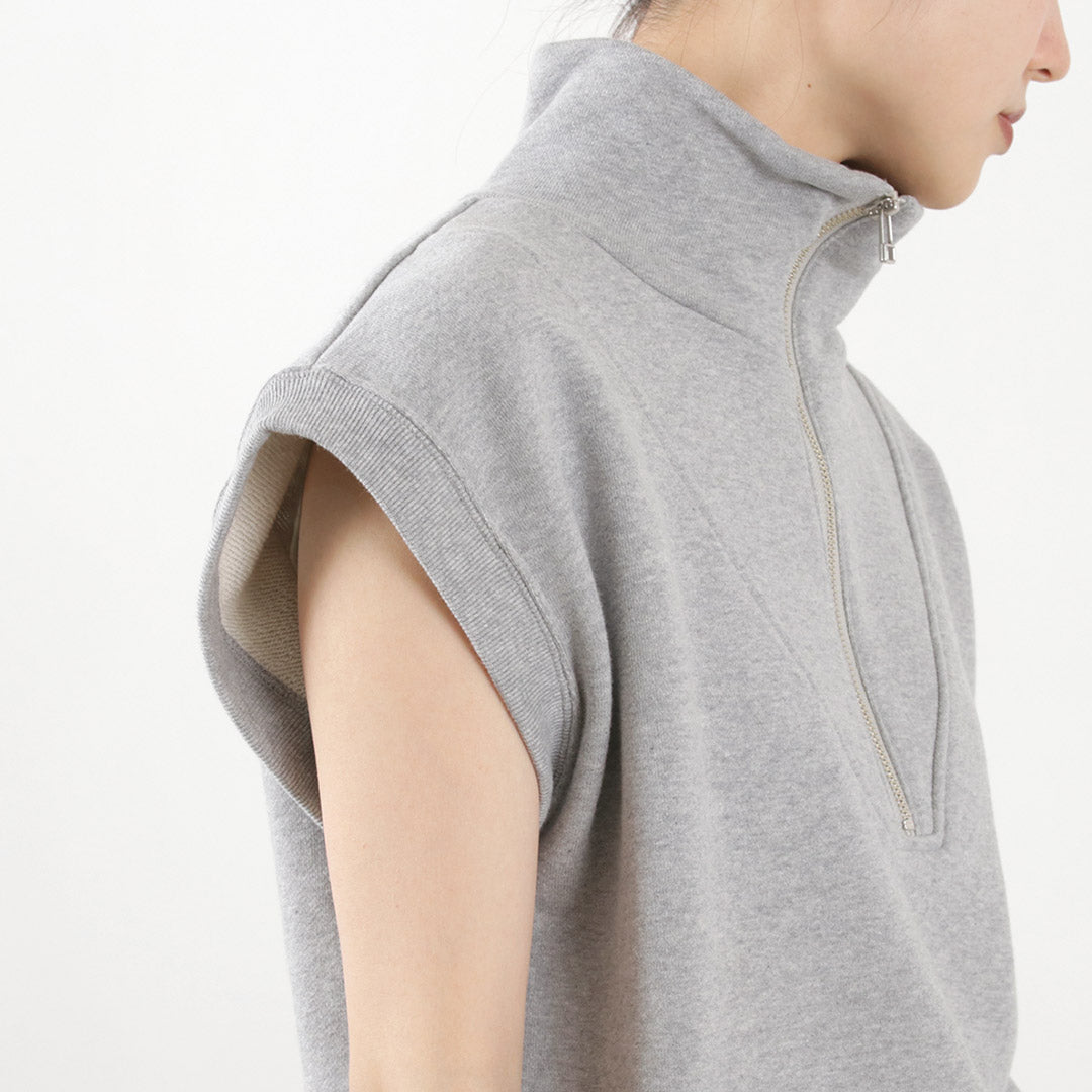 【50%OFF】THE FLATS(ザ フラッツ) ハイネック ジップベスト