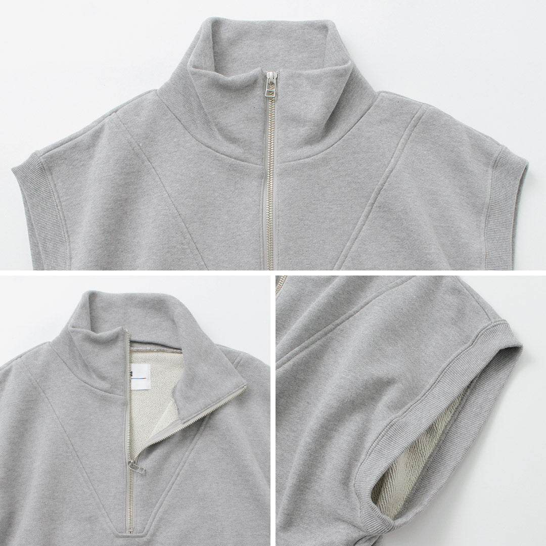 【50%OFF】THE FLATS(ザ フラッツ) ハイネック ジップベスト