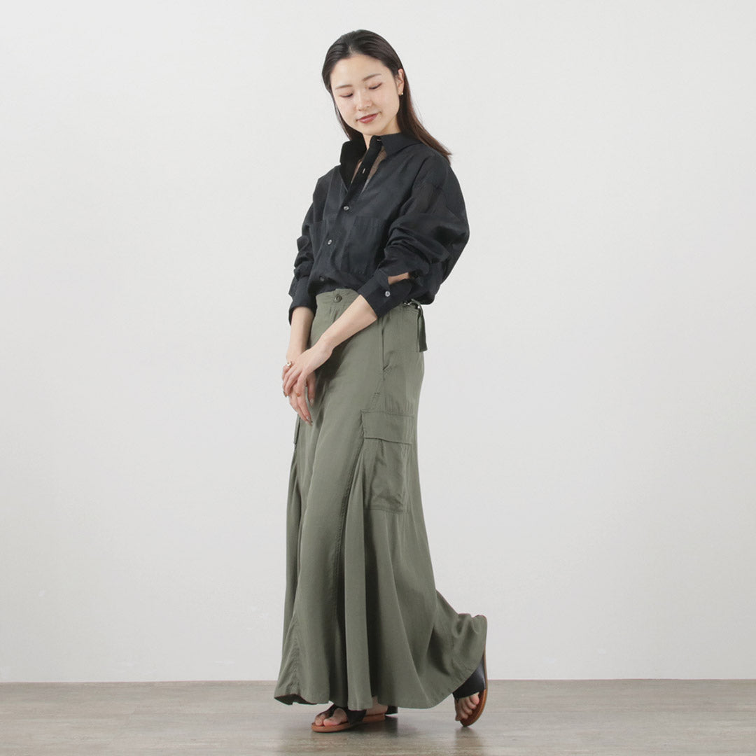 【30%OFF】THE FLATS(ザ フラッツ) オーバーサイズ ポケットシャツ