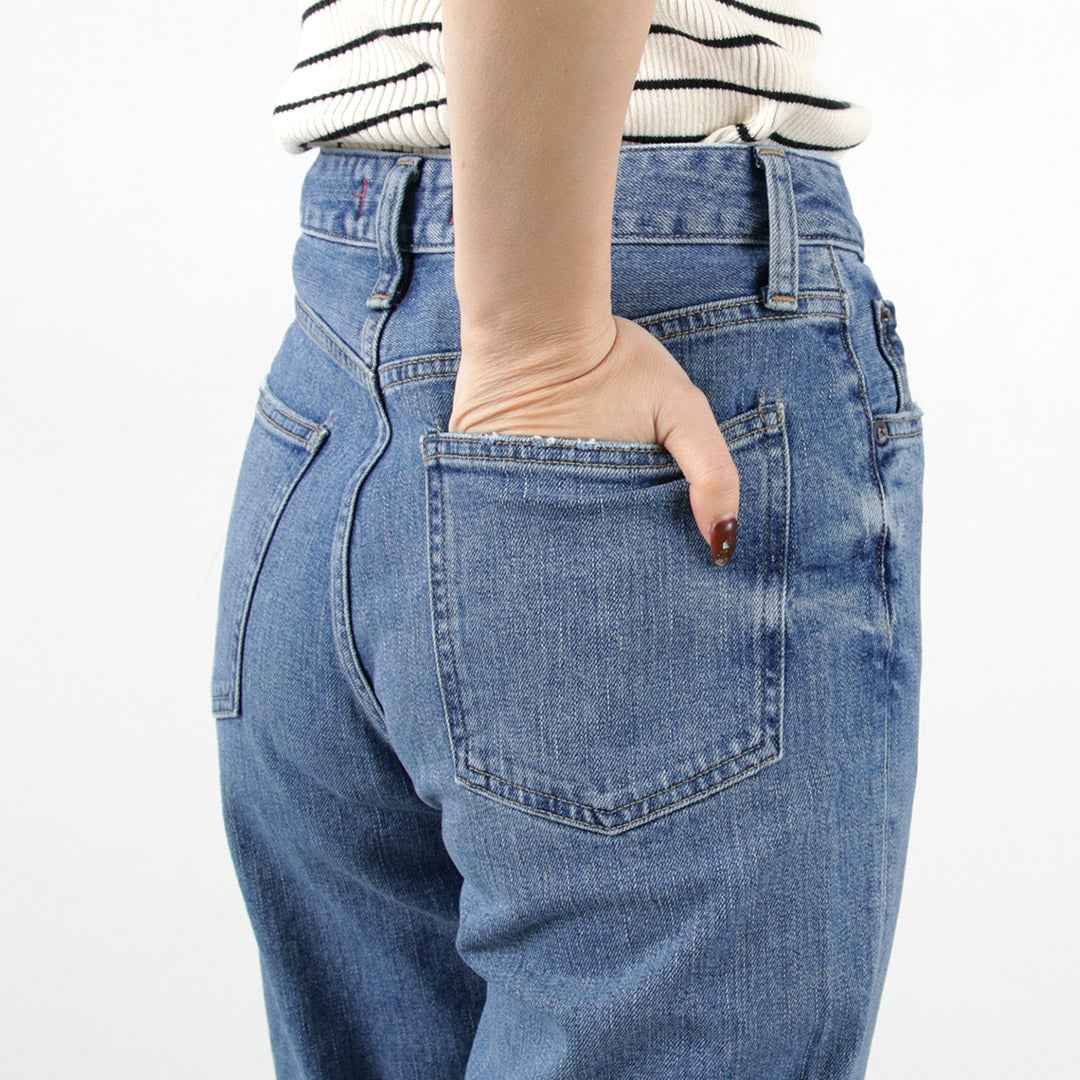 【30%OFF】RED CARD(レッドカード) ベス テーパード ロールアップデニム