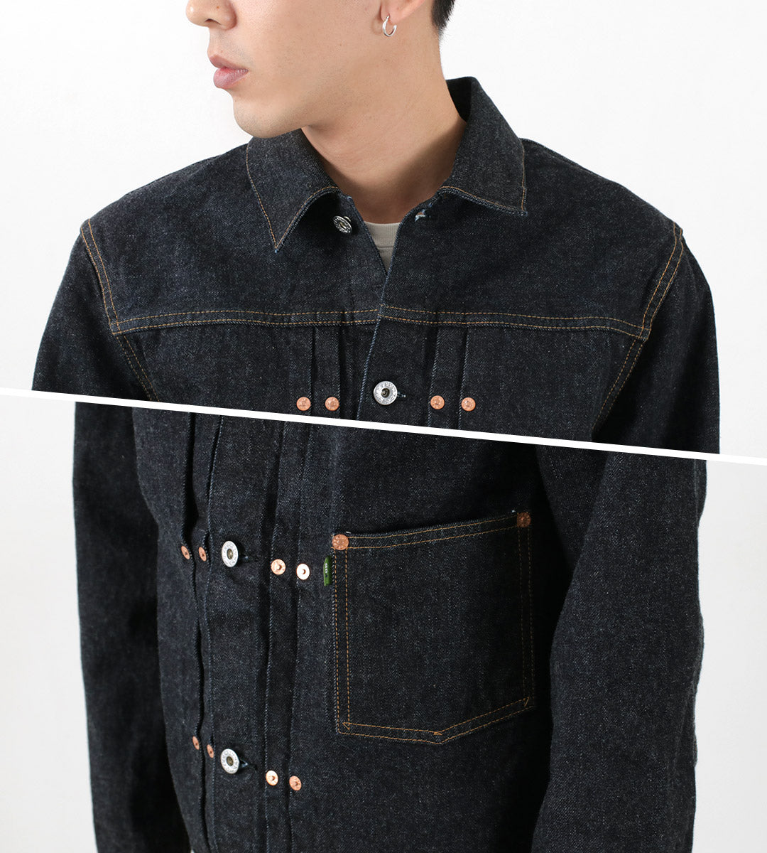 FOB FACTORY(FOBファクトリー) F2432 セルヴィッチ 14.75oz ガレージ デニム