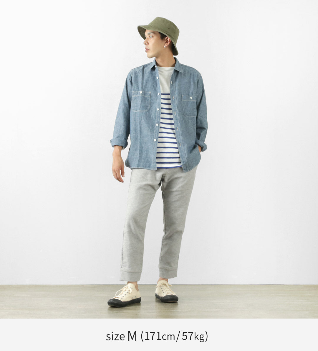 FOB FACTORY(FOBファクトリー) F0520 リラックス スウェットパンツ イージー アンクル丈 9分