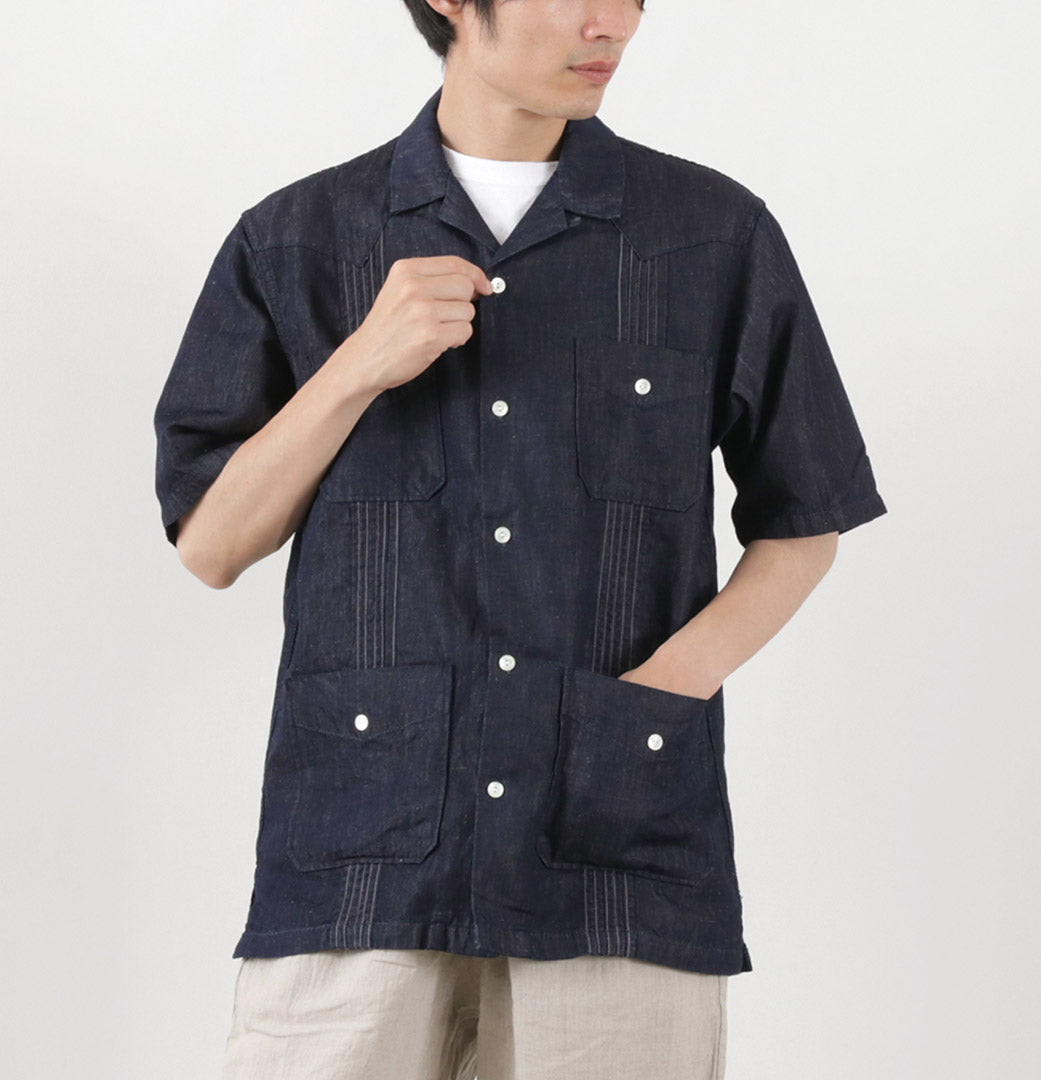 【20%OFF】FOB FACTORY(FOBファクトリー) F3491 キューバシャツ
