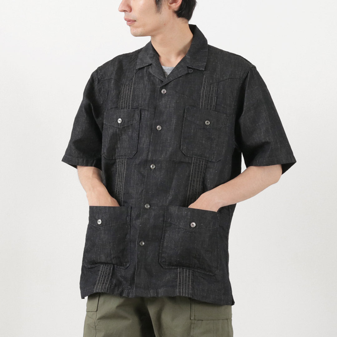 【20%OFF】FOB FACTORY(FOBファクトリー) F3491 キューバシャツ