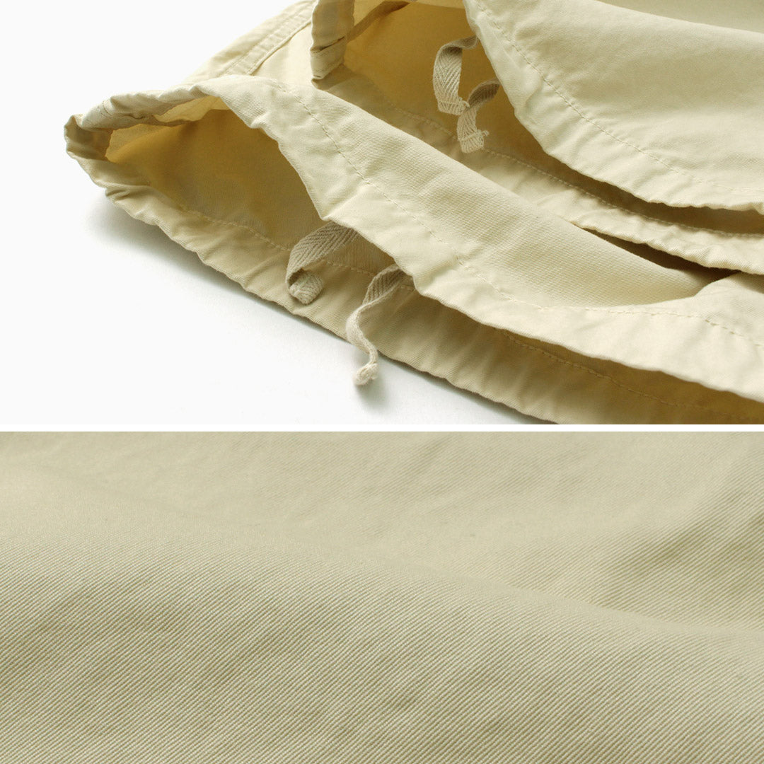 【50%OFF】HARVESTY(ハーベスティ) オーバーパンツ 60/2ギャバ / レディース ボトムス ワイド ゆったり 綿 コットン ミリタリー OVER PANTS【セール】