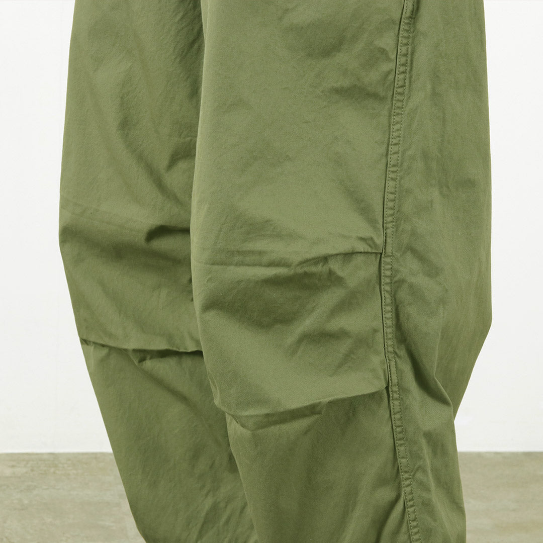 【50%OFF】HARVESTY(ハーベスティ) オーバーパンツ 60/2ギャバ / レディース ボトムス ワイド ゆったり 綿 コットン ミリタリー OVER PANTS【セール】