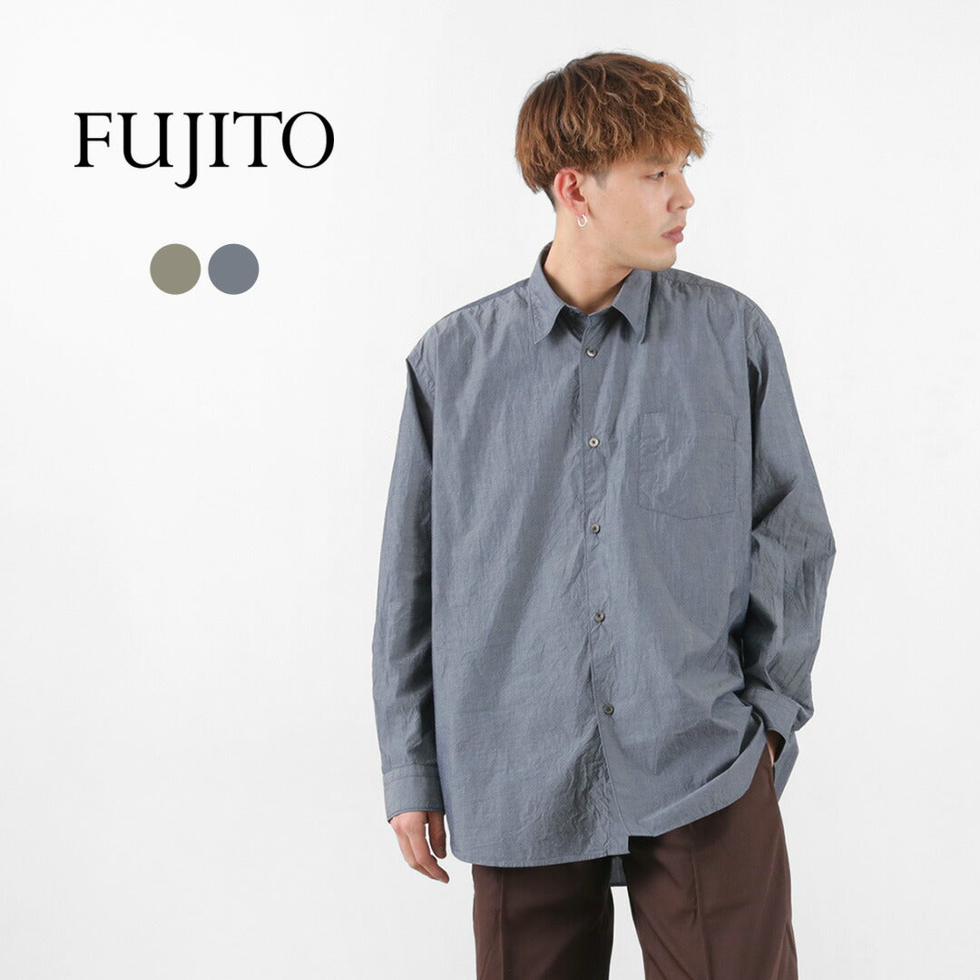 【50%OFF】FUJITO(フジト) ビッグシルエット シャツ