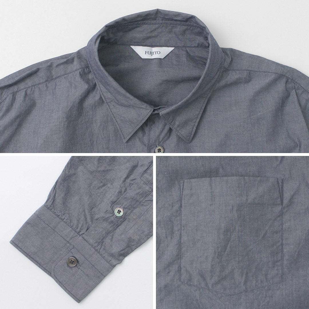 【50%OFF】FUJITO(フジト) ビッグシルエット シャツ