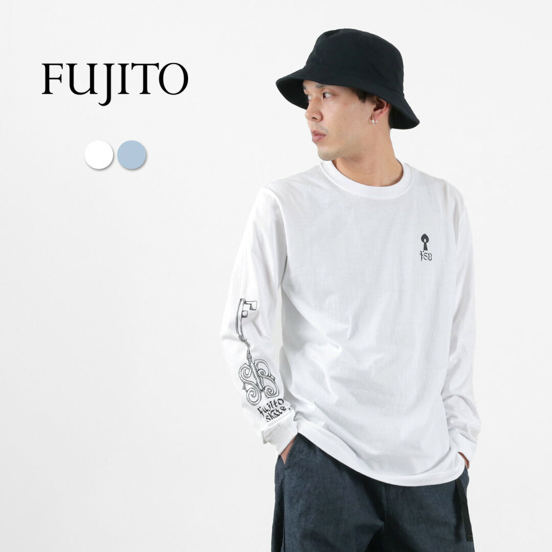 【50%OFF】FUJITO(フジト) ロングスリーブ Tシャツ unleash