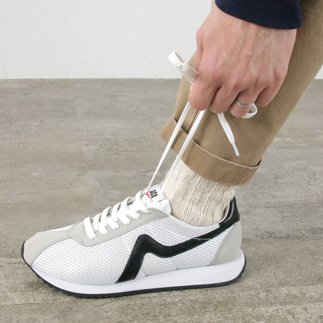 【50%OFF】ACE SNKR(エーススニーカー) メッシュタイプ ラリー スニーカー