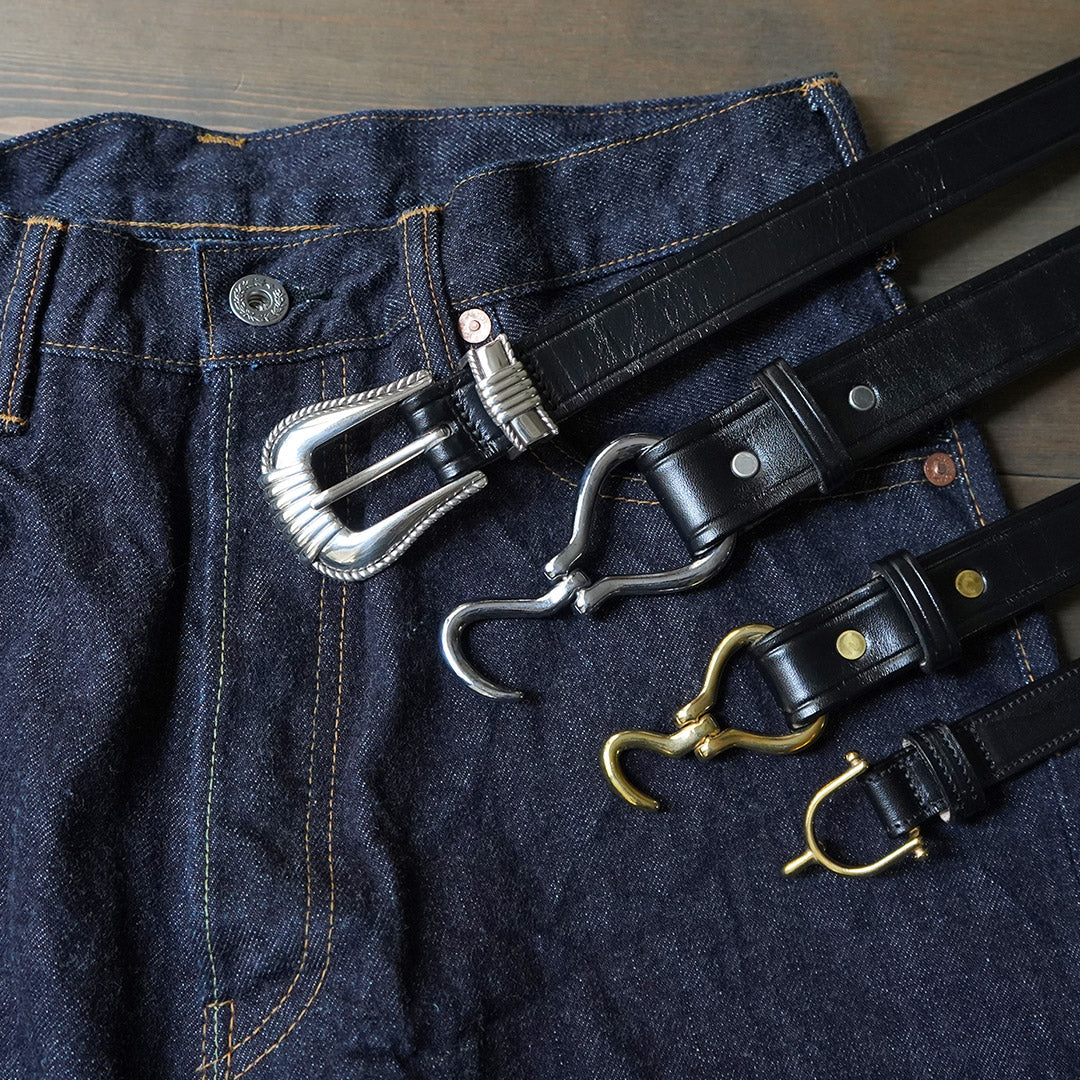 TORY LEATHER(トリーレザー) 3ピース シルバーバックルベルト