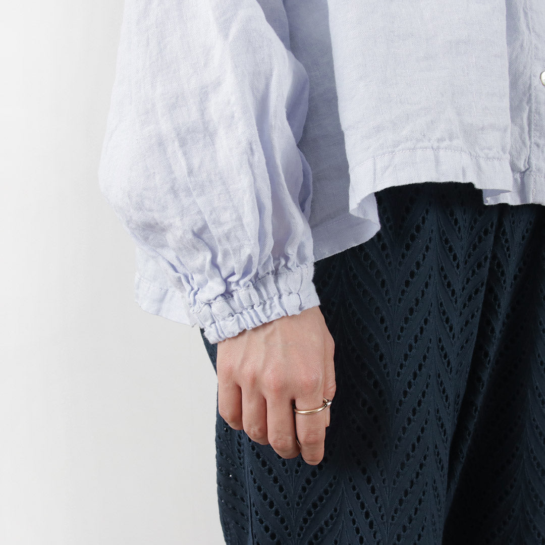 【50%OFF】TUMUGU(ツムグ) ソリトリネン フードブラウス