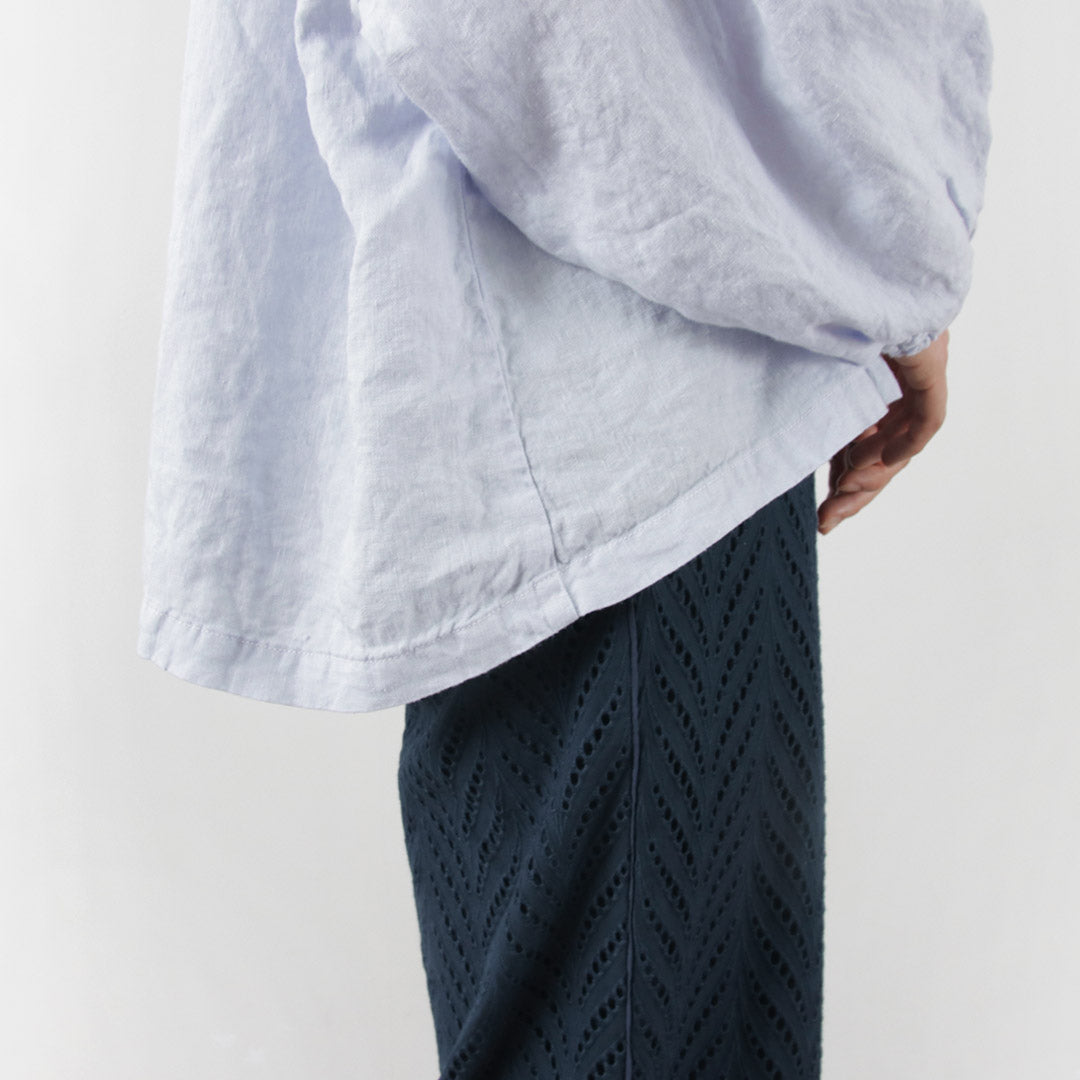 【50%OFF】TUMUGU(ツムグ) ソリトリネン フードブラウス