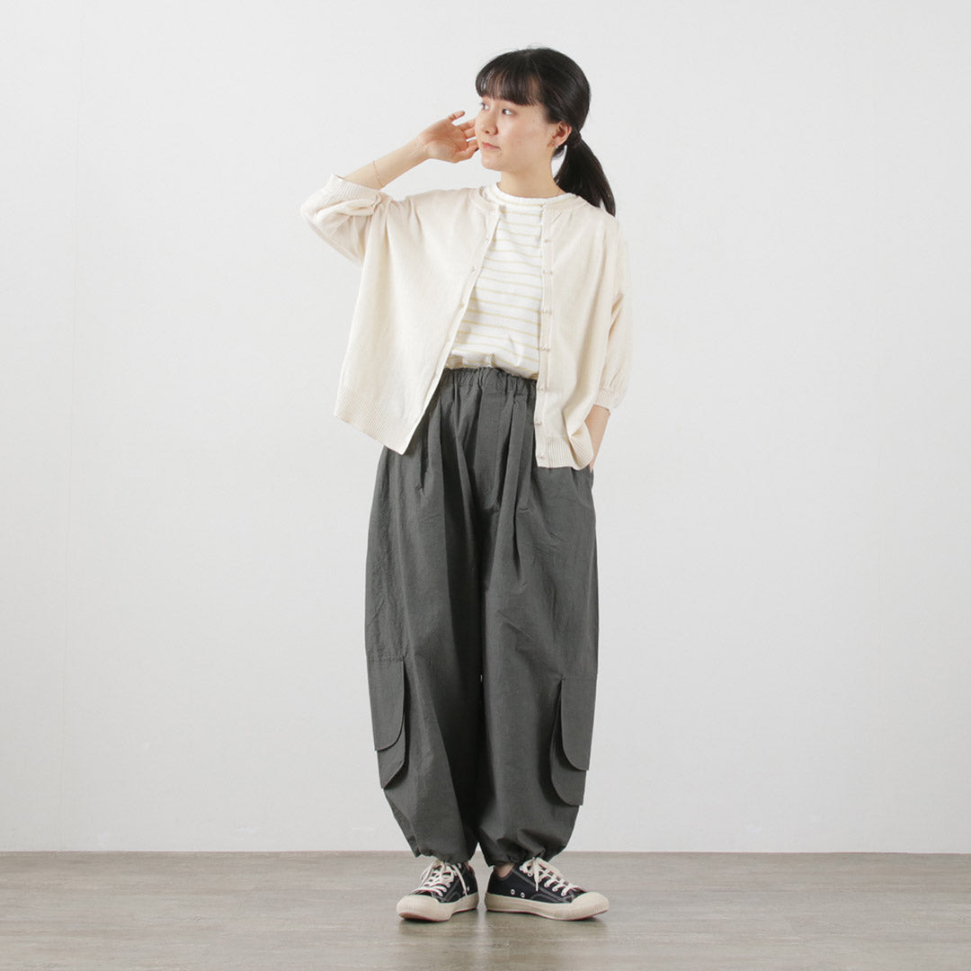 【50%OFF】TUMUGU(ツムグ) コットンリネンタイプライター フィナージュ カーゴパンツ