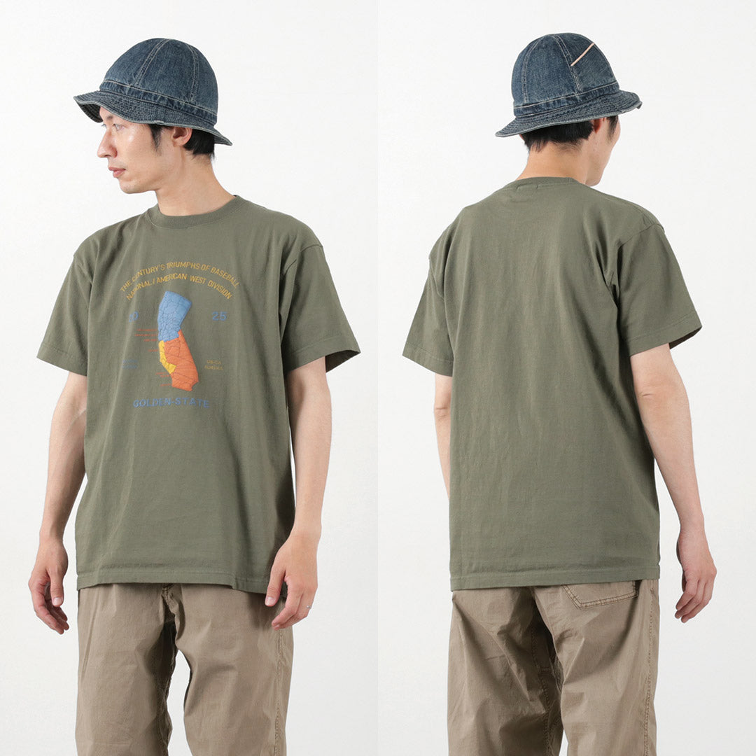 【30%OFF】JHANKSON(ジャンクソン) カルフォルニア マップ ショートスリーブ Tシャツ