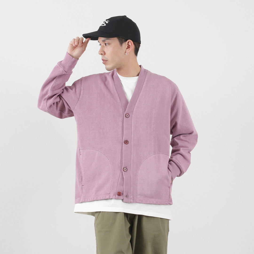 【50%OFF】SI(エスアイ) モス ステッチ ピグメント カーディガン