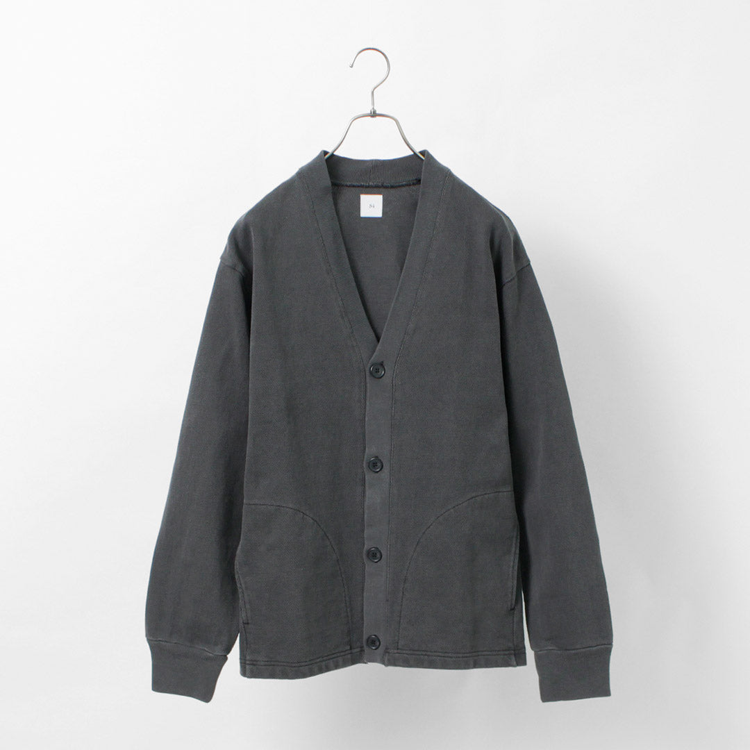 【50%OFF】SI(エスアイ) モス ステッチ ピグメント カーディガン