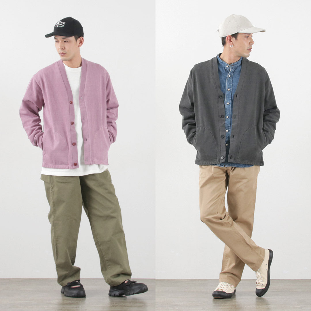 【50%OFF】SI(エスアイ) モス ステッチ ピグメント カーディガン