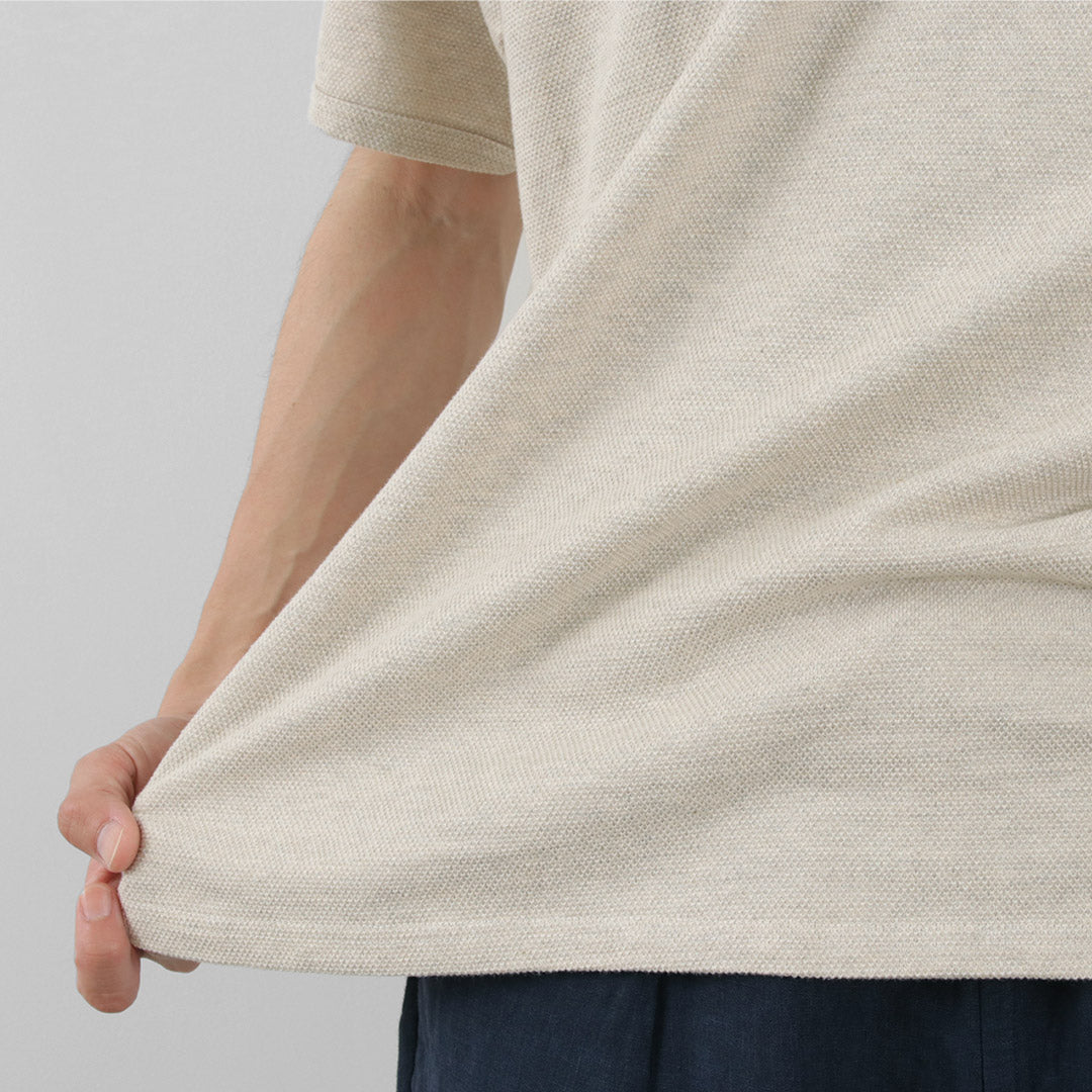 KEPANI(ケパニ) カノコ スキッパーポロシャツ