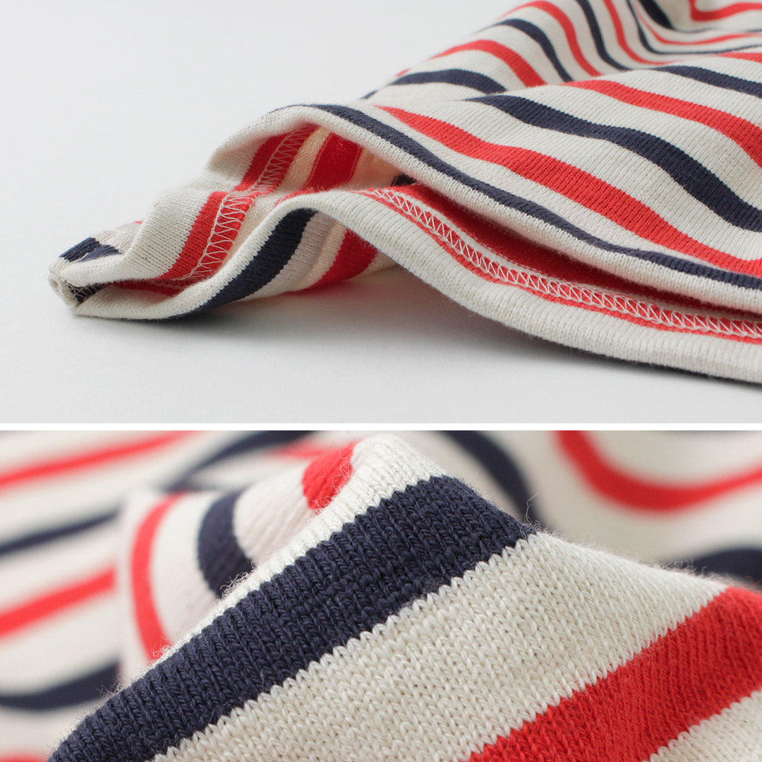 【30%OFF】TIEASY(ティージー) HDCS ボートネック ボーダー バスクシャツ