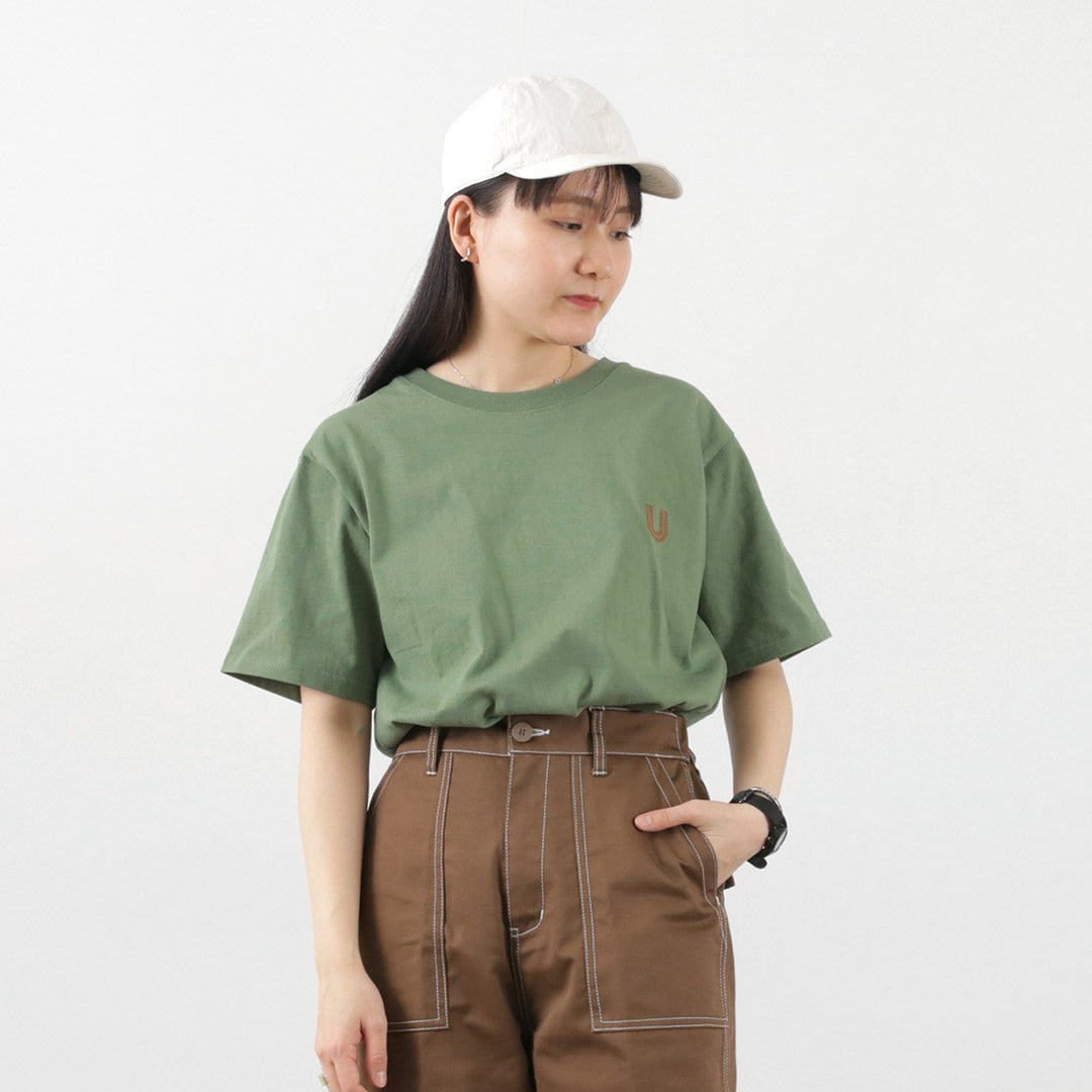 【30%OFF】UNIVERSAL OVERALL(ユニバーサルオーバーオール) USコットン バックプリントTEE