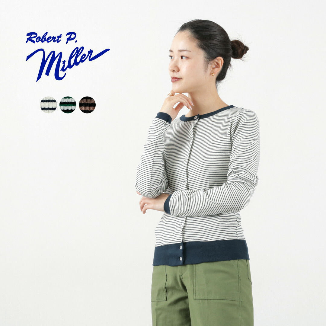 【20%OFF】MILLER(ミラー) パネルリブ ショートカーディガン