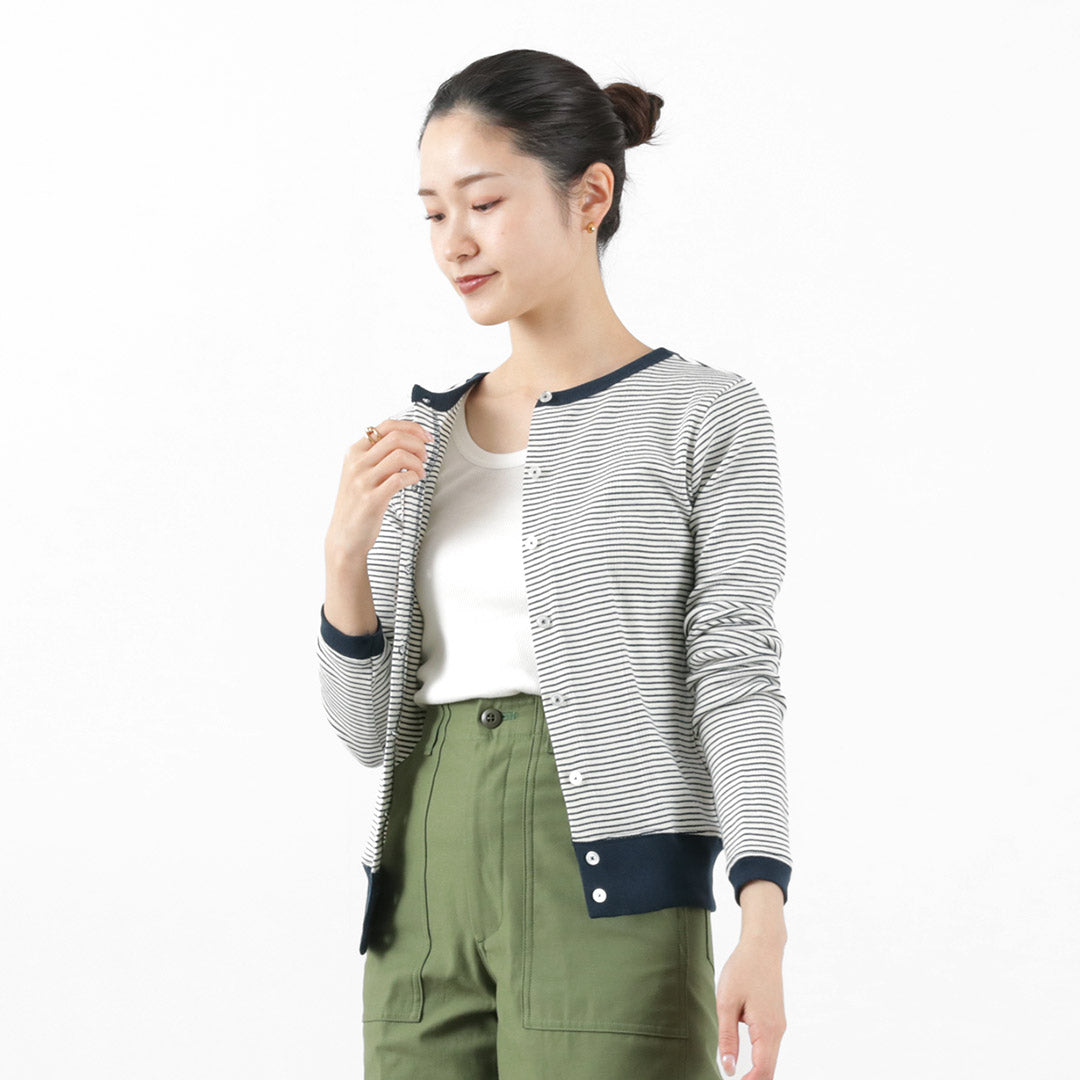 【20%OFF】MILLER(ミラー) パネルリブ ショートカーディガン