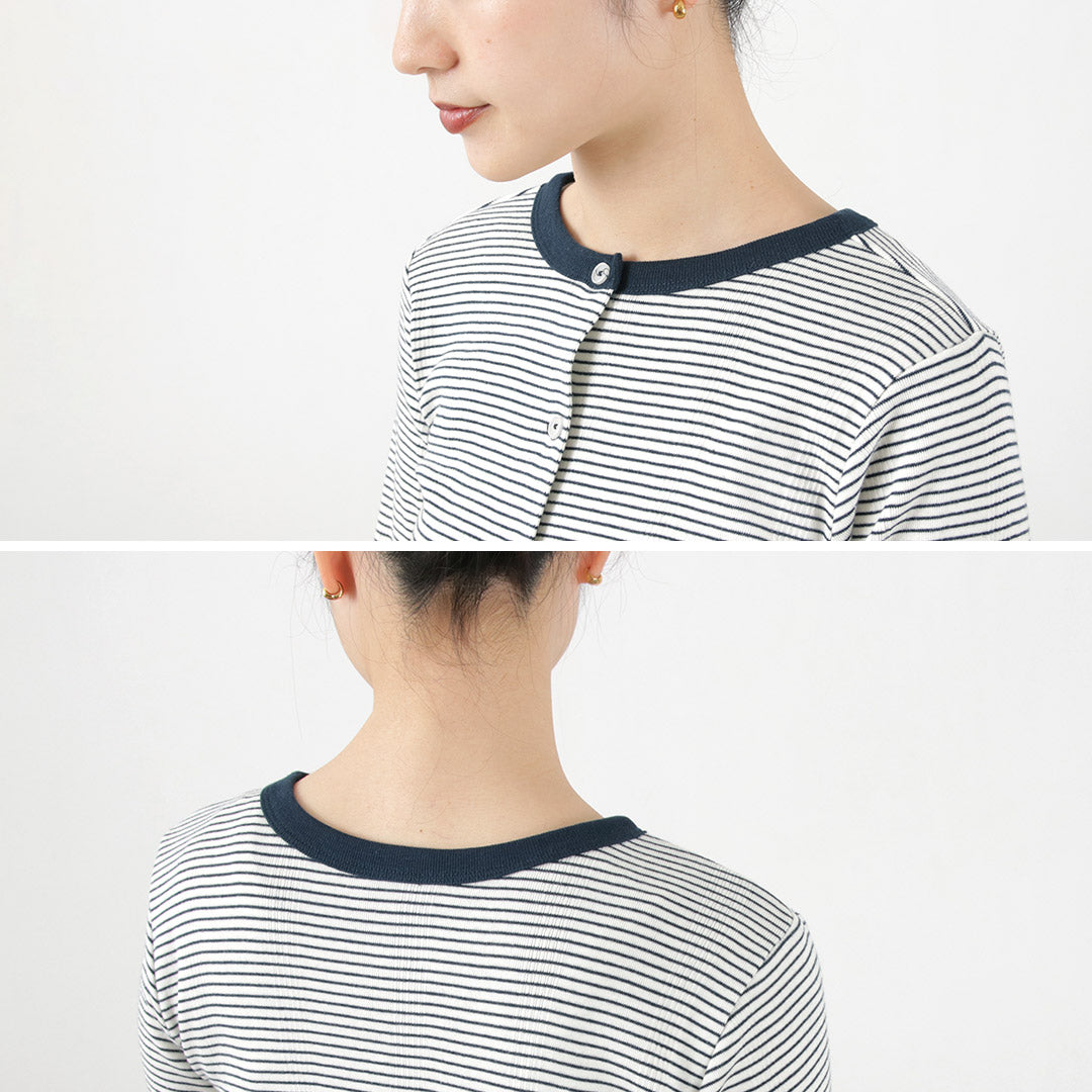 【20%OFF】MILLER(ミラー) パネルリブ ショートカーディガン