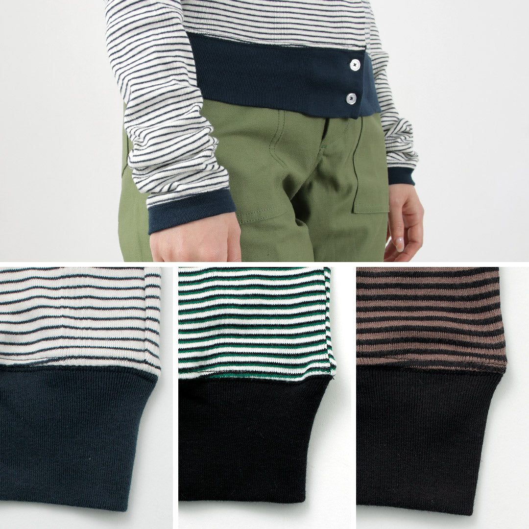 【20%OFF】MILLER(ミラー) パネルリブ ショートカーディガン