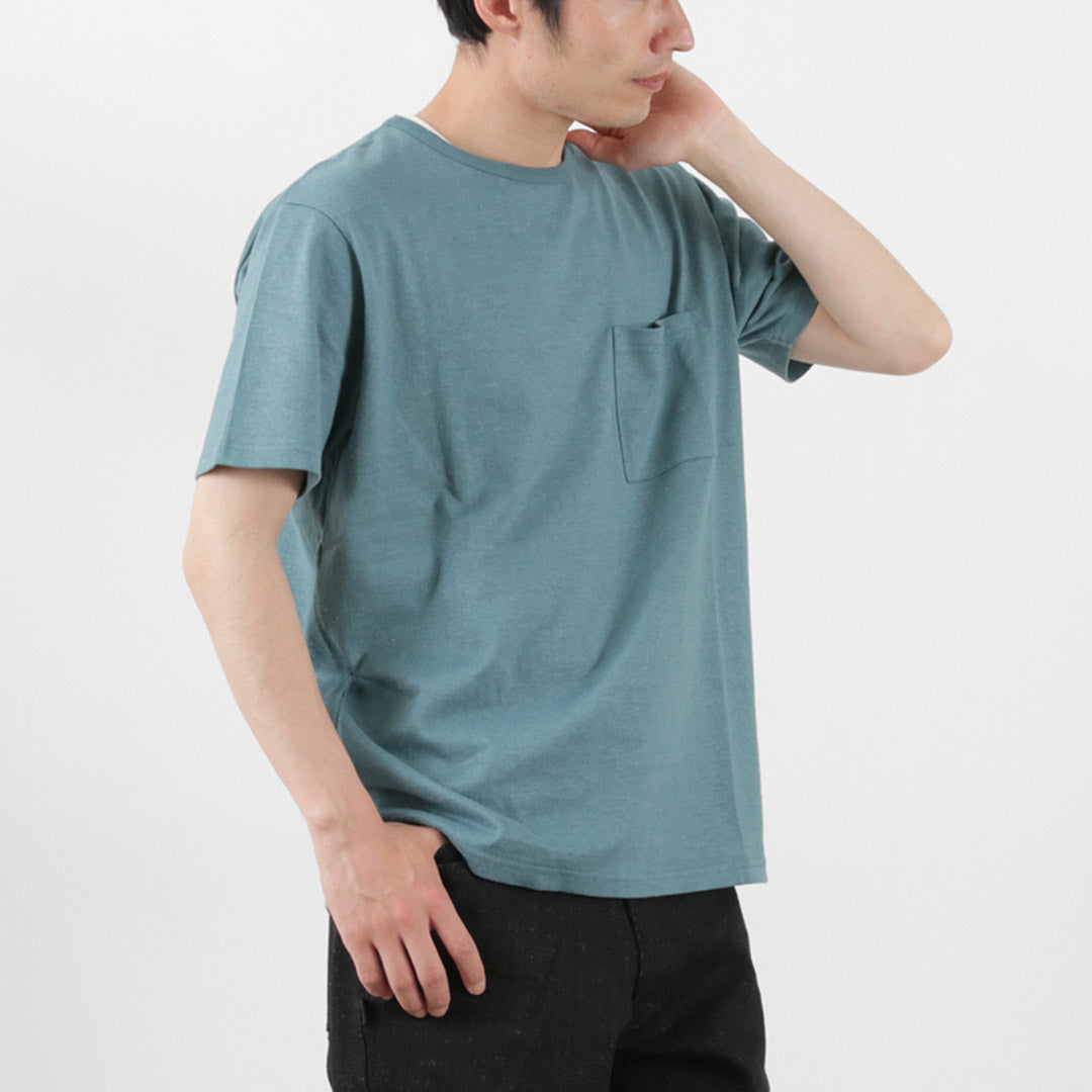 GOHEMP(ゴーヘンプ) 10oz ベーシックフィット ポケットTシャツ