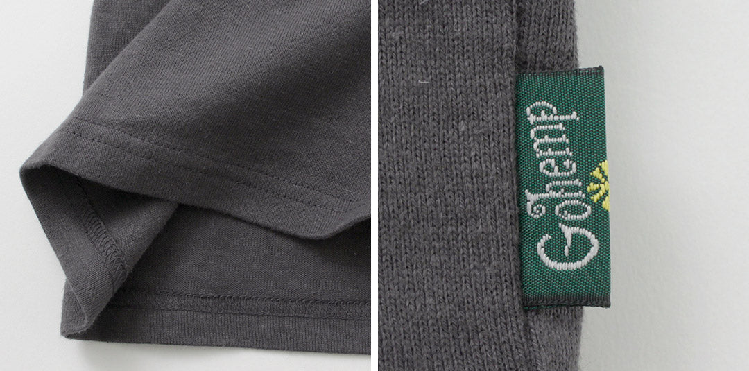 GOHEMP(ゴーヘンプ) 10oz ベーシックフィット ポケットTシャツ