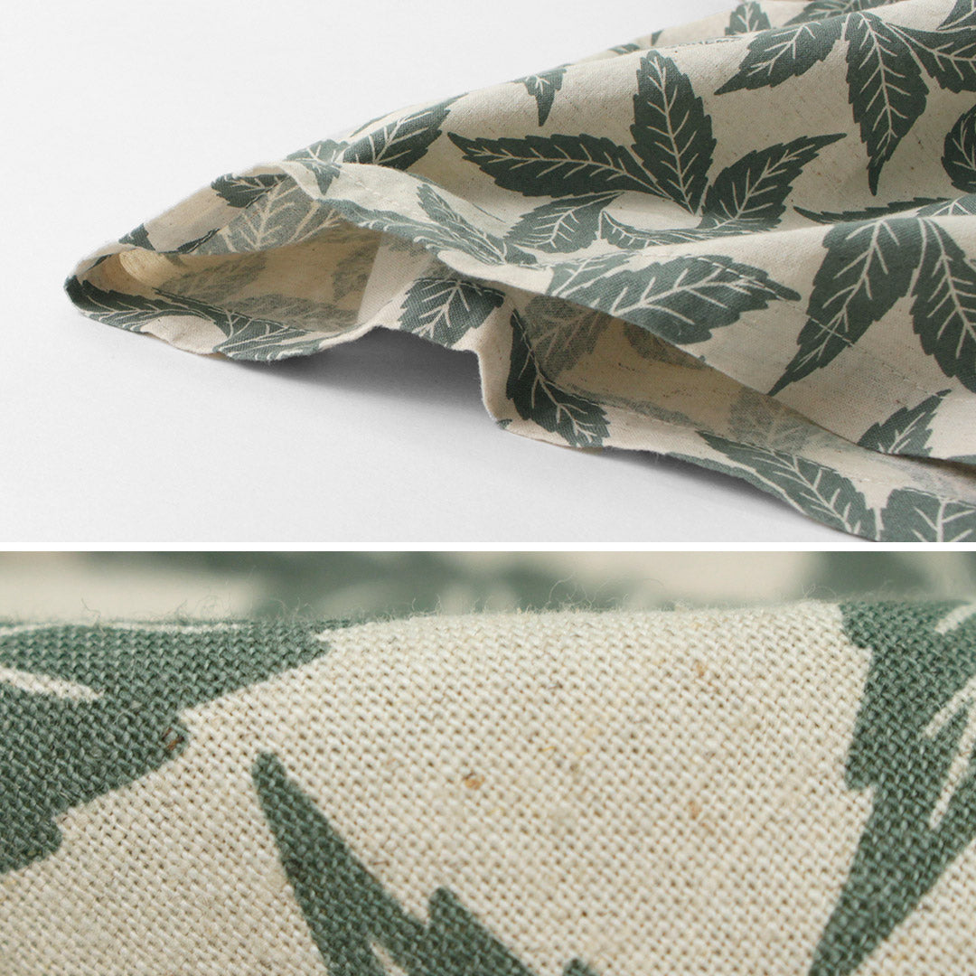 【30%OFF】GOHEMP(ゴーヘンプ) ノーカラー半袖シャツ トルネードプリント