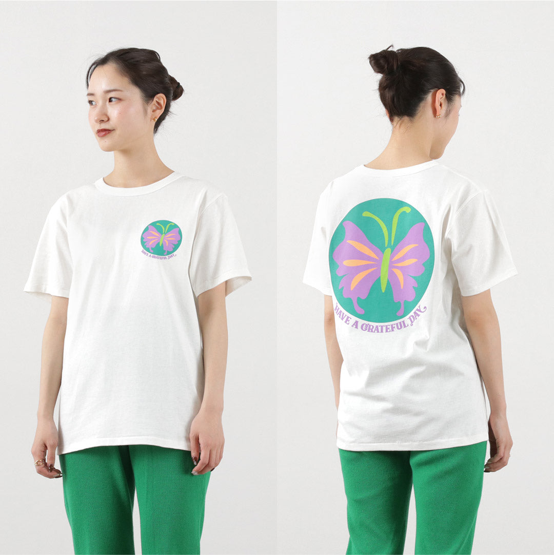 【30%OFF】HAVE A GRATEFUL DAY(ハブアグレイトフルデイ) 11oz Tシャツ バタフライ #2