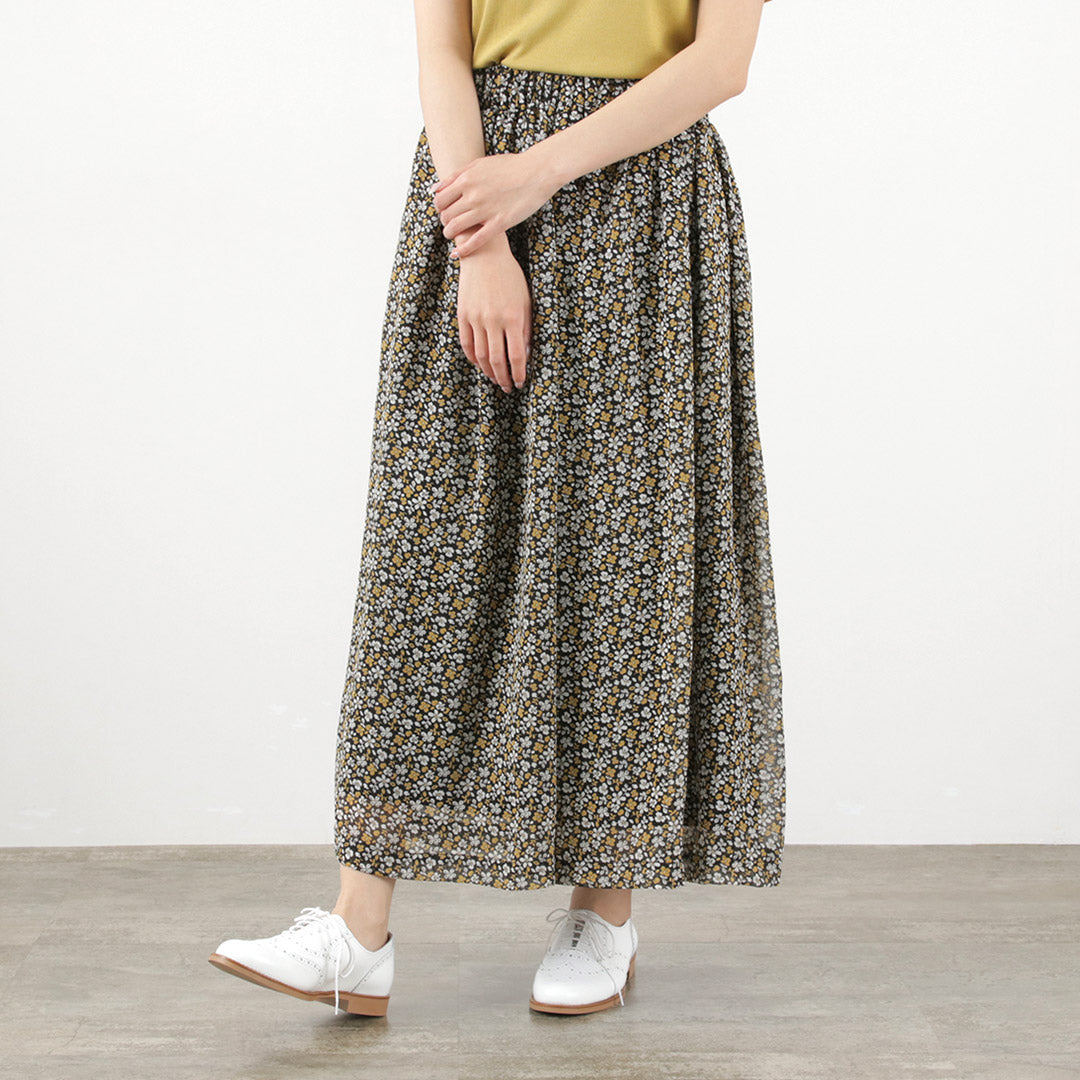 【50%OFF】KELEN(ケレン) URBE ヴィンテージフラワー ギャザー パンツ